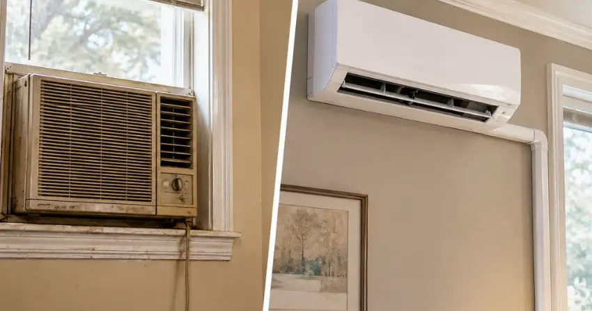 before and after AC installation Winnipeg