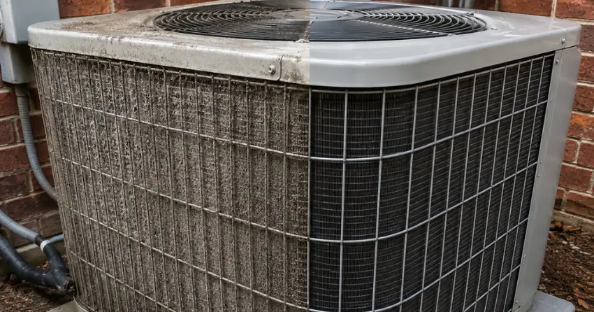 before and after air conditioning service near me outdoor unit result
