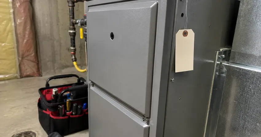 annual furnace service inspection completed in Winnipeg