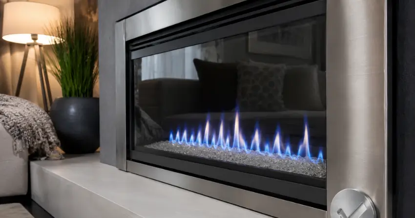 gas fireplace services completed residential inspection Winnipeg